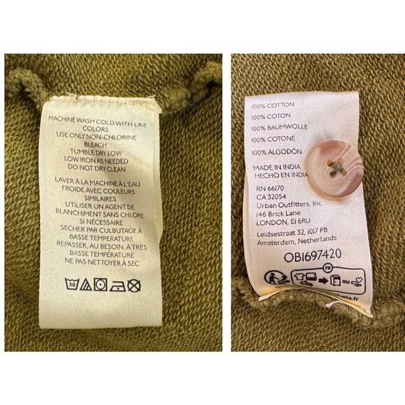 FREE PEOPLE Button-up Sweatshirt Size Small - Picture 9 of 10